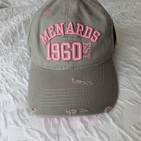 New Menards Hat/Cap Pink Embroidered Logo - Picture 3 of 9